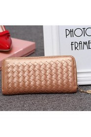 Women PU Bi fold Wallet Multi color