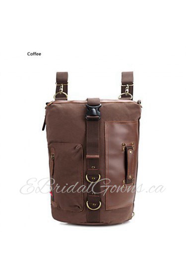 New Men Women Backpack Large Capacity Canvas Rucksack Satchel Shoulder Bag