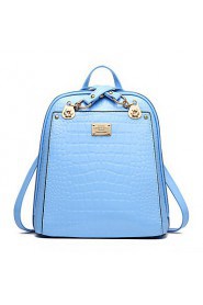 Women PU Baguette Shoulder Bag / Backpack / School Bag Multi color