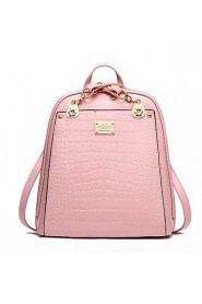 Women PU Baguette Shoulder Bag / Backpack / School Bag Multi color