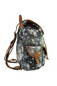 Women Sports / Shopping Canvas Toggle Backpack