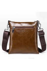 Men PU Messenger Shoulder Bag Blue / Brown / Black / Khaki