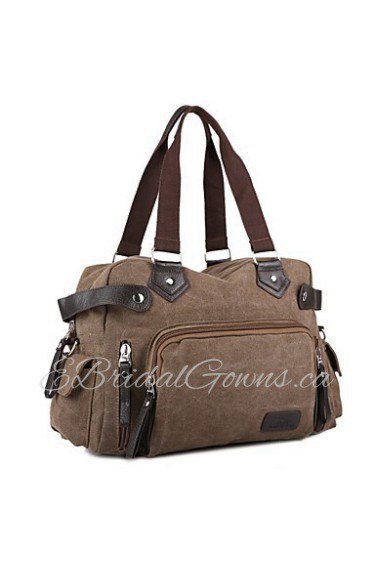 Mens Vintage Canvas Messenger Bag Travel Military Handbag Shoulder Book Bag