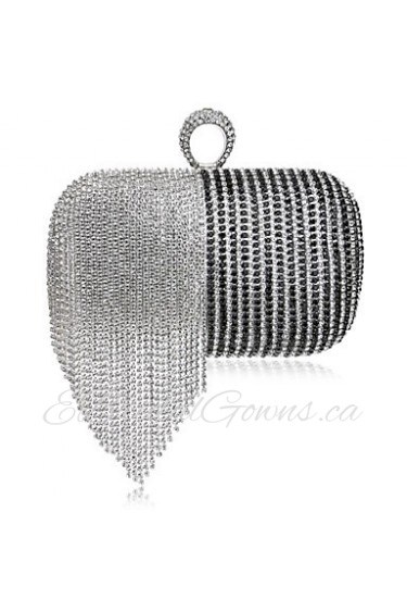 Women Tassel Diamonds Evening Bag