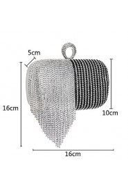 Women Tassel Diamonds Evening Bag