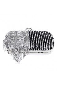 Women Tassel Diamonds Evening Bag