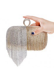 Women Tassel Diamonds Evening Bag