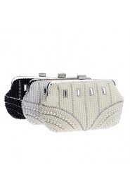 Women Pearl Diamonds Evening Bag