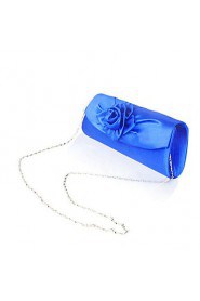 Handbags/ Clutches In Gorgeous Shining Satin Shell With Applique More Colors Available