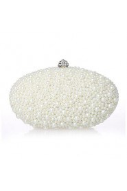 Handbag Silk Evening Handbags/Mini Bags With Pearl