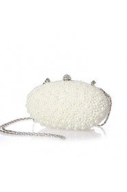 Handbag Silk Evening Handbags/Mini Bags With Pearl