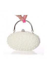 Handbag Silk Evening Handbags/Mini Bags With Pearl