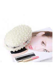 Handbag Silk Evening Handbags/Mini Bags With Pearl