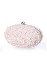 Handbag Silk Evening Handbags/Mini Bags With Pearl