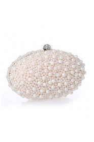 Handbag Silk Evening Handbags/Mini Bags With Pearl