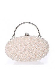 Handbag Silk Evening Handbags/Mini Bags With Pearl