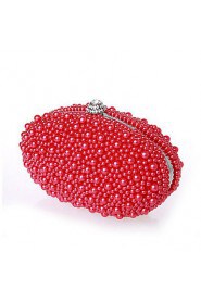 Handbag Silk Evening Handbags/Mini Bags With Pearl