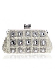 Women Pearl Diamonds Evening Bag