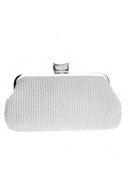 Women Pearl Diamonds Evening Bag