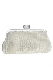 Women Pearl Diamonds Evening Bag