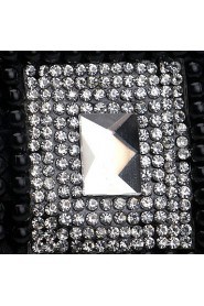 Women Pearl Diamonds Evening Bag