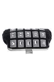 Women Pearl Diamonds Evening Bag