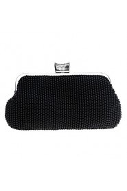 Women Pearl Diamonds Evening Bag