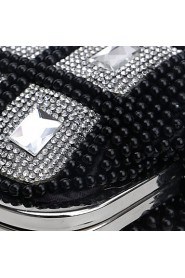 Women Pearl Diamonds Evening Bag