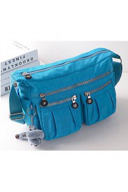 Women Nylon Sling Bag Shoulder Bag Purple / Blue / Green / Red / Black