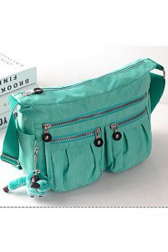 Women Nylon Sling Bag Shoulder Bag Purple / Blue / Green / Red / Black