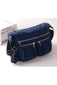 Women Nylon Sling Bag Shoulder Bag Purple / Blue / Green / Red / Black