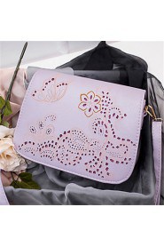 Women PU Shell Shoulder Bag Beige / Purple / Brown / Black