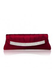 Gorgeous Silk Shell With Austrian Rhinestones Evening Handbags/ Clutches More Colors Available