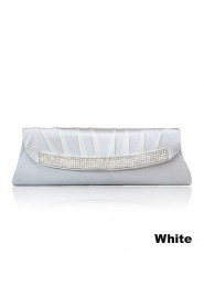 Gorgeous Silk Shell With Austrian Rhinestones Evening Handbags/ Clutches More Colors Available