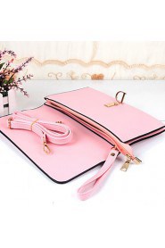 Women's Fashion Casual OL PU Leather Shoulder Bag/Clutch