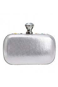 Women Pearl Diamonds Evening Bag