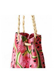 Women Cotton Barrel Tote Multi color