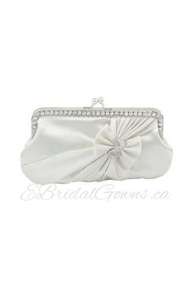 Gorgeous Silk with Flower/Ruffle Wedding/Special Occasion Evening Bag/Clutches(More Colors)