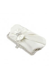 Gorgeous Silk with Flower/Ruffle Wedding/Special Occasion Evening Bag/Clutches(More Colors)