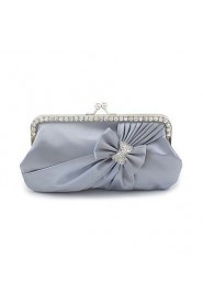 Gorgeous Silk with Flower/Ruffle Wedding/Special Occasion Evening Bag/Clutches(More Colors)