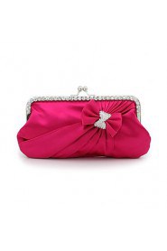 Gorgeous Silk with Flower/Ruffle Wedding/Special Occasion Evening Bag/Clutches(More Colors)