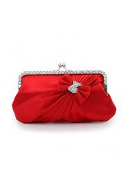 Gorgeous Silk with Flower/Ruffle Wedding/Special Occasion Evening Bag/Clutches(More Colors)