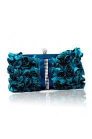 Gorgeous Silk With Austria Rhinestones Party Clutches More Colors Available