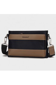 Men PU Messenger Shoulder Bag / Satchel Blue / Black