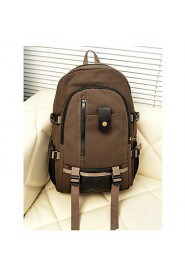 Unisex Canvas Bucket Backpack Green / Brown / Black / Khaki