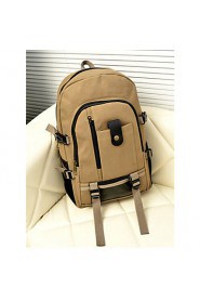 Unisex Canvas Bucket Backpack Green / Brown / Black / Khaki