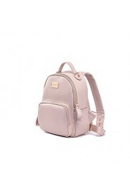 Women PU / leatherette Saddle Backpack White / Pink / Purple / Blue / Red / Gray / Black