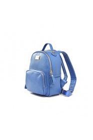 Women PU / leatherette Saddle Backpack White / Pink / Purple / Blue / Red / Gray / Black