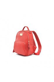 Women PU / leatherette Saddle Backpack White / Pink / Purple / Blue / Red / Gray / Black