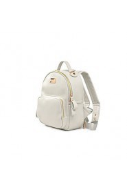 Women PU / leatherette Saddle Backpack White / Pink / Purple / Blue / Red / Gray / Black